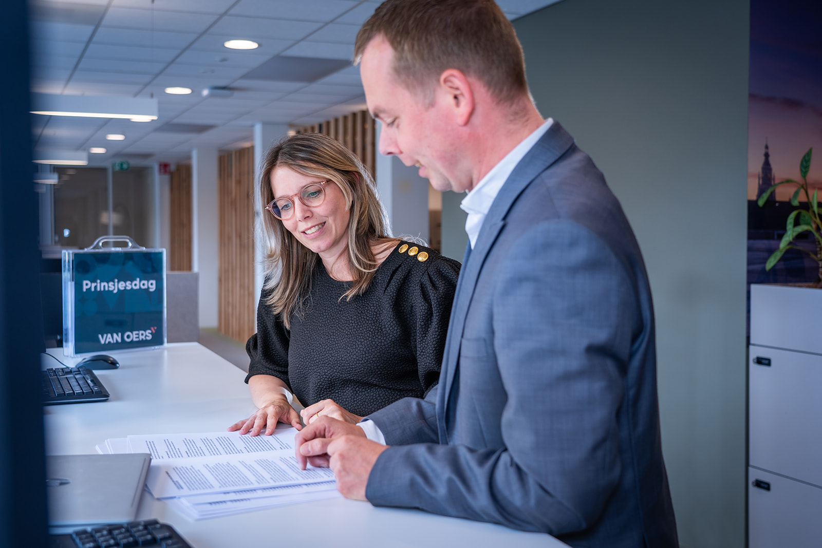 Koffer prinsjesdag en collega's